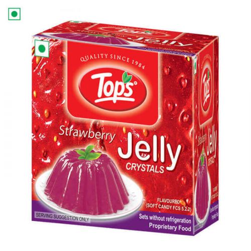 Tops Jelly Strawberry - 90g. Mono Carton