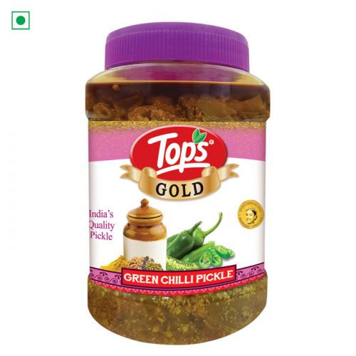 Tops Pickle Green Chilli - 950g. PET Jar