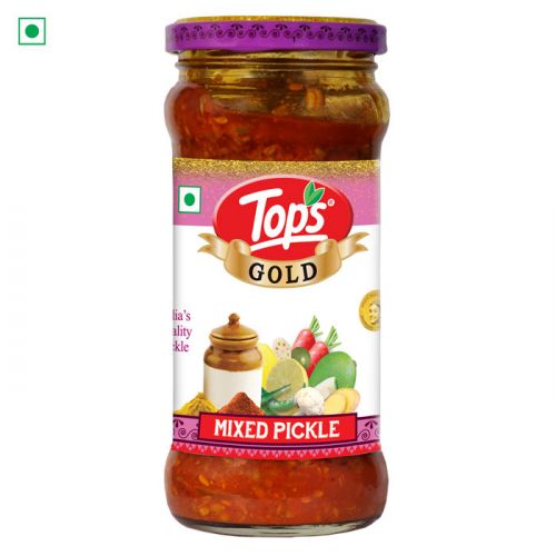 Tops Pickle Mix - 375g. Glass Bottle