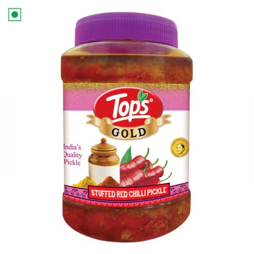 Tops Pickle Stuffed Red Chilli - 950g. PET Jar