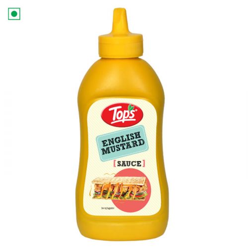 Tops Sauce English Mustard - 300g. HDPE Bottle