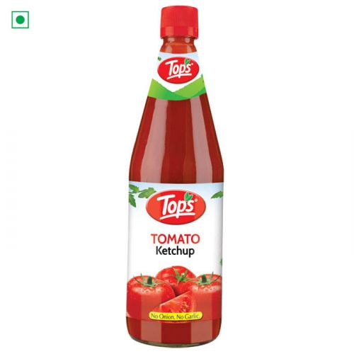 Tops Tomato Ketchup No Onion No Garlic - 1000g. Glass Bottle	