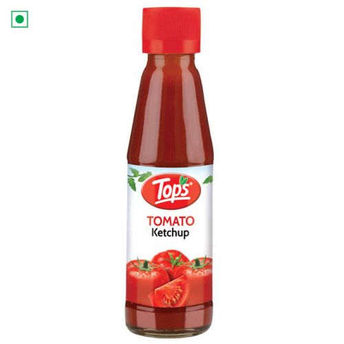 Tops Tomato Ketchup No Onion No Garlic - 200g. Glass Bottle